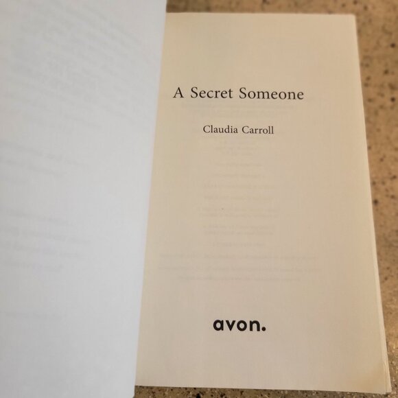 A SECRET SOMEONE - CLAUDIA CARROLL - PAPERBACK NOVEL - GUC - Picture 4 of 5